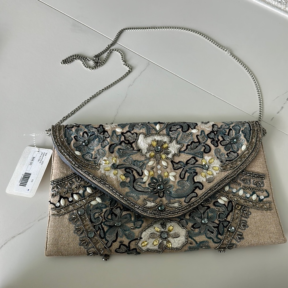 Embroidered Clutch